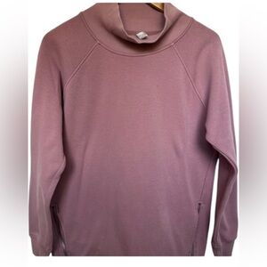 Athleta Women’s Mauve/Rose  Turtleneck Sweater